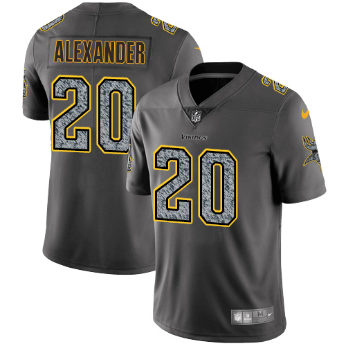 Minnesota Vikings #20 Mackensie Alexander Gray Static Men's Stitched Vapor Untouchable Limited Jersey Men's cheap jerseys for sale - CheapJerseys.Shop