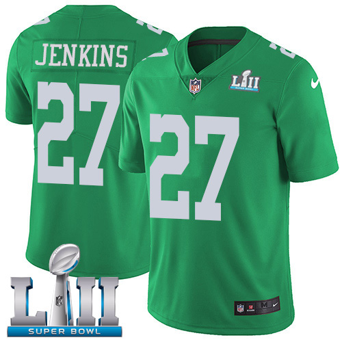 Philadelphia Eagles #27 Malcolm Jenkins Green Super Bowl LII Youth Stitched Limited Rush Jersey Youth cheap jerseys for sale - CheapJerseys.Shop