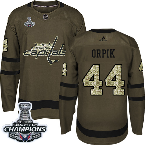 Washington Capitals #44 Brooks Orpik Green Salute to Service Stanley Cup Final Champions Stitched Youth Jersey Youth cheap jerseys for sale - CheapJerseys.Shop