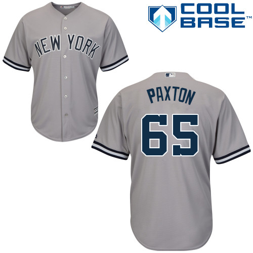 New York Yankees #65 James Paxton Grey New Cool Base Stitched Youth Jersey Youth cheap jerseys for sale - CheapJerseys.Shop
