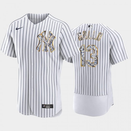 New York New York Yankees #13 Joey Gallo Men's Diamond Edition Jersey - Navy Men's cheap jerseys for sale - CheapJerseys.Shop