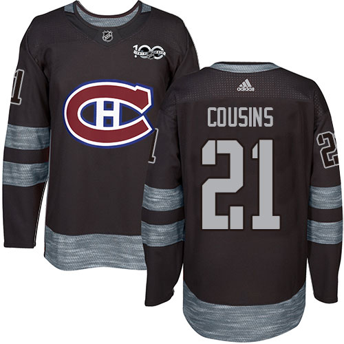 Montreal Canadiens #21 Nick Cousins Black 1917-2017 100th Anniversary Stitched Jersey Men's cheap jerseys for sale - CheapJerseys.Shop