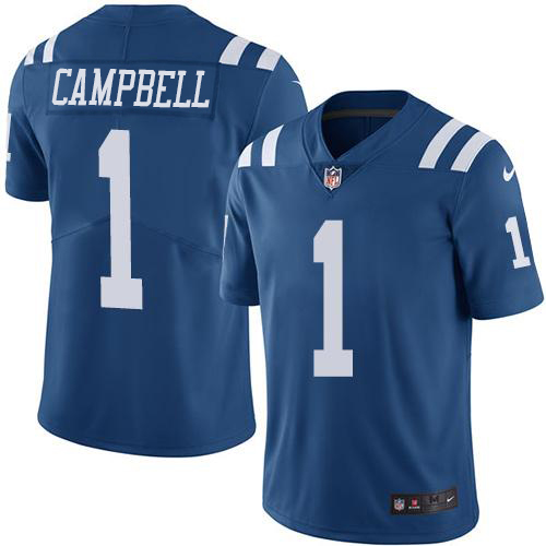 Colts #1 Parris Campbell Royal Blue Men's Stitched Limited Rush Jersey cheap jerseys for sale - CheapJerseys.Shop