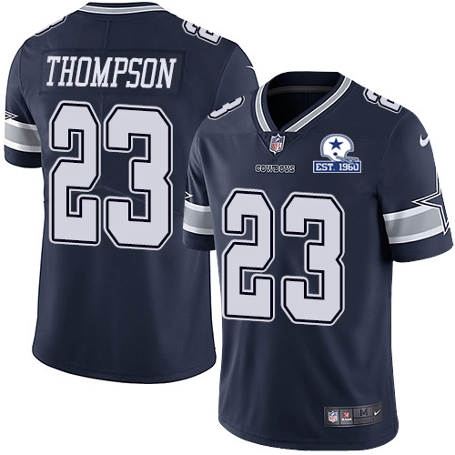 Dallas Cowboys #23 Darian Thompson Navy Blue Team Color Men's Stitched With Established In 1960 Patch Vapor Untouchable Limited Jersey Men's cheap jerseys for sale - CheapJerseys.Shop