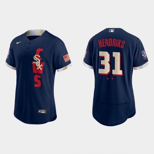 Chicago Chicago White Sox #31 Liam Hendriks 2021 All Star Game Authentic Navy Jersey Men's cheap jerseys for sale - CheapJerseys.Shop