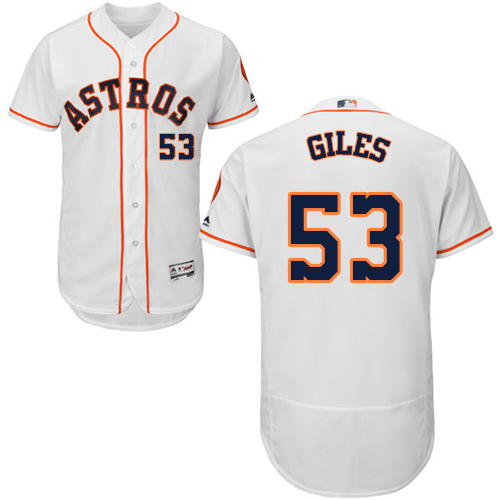 Houston Astros #53 Ken Giles White Flexbase Authentic Collection Stitched Jersey Men's cheap jerseys for sale - CheapJerseys.Shop