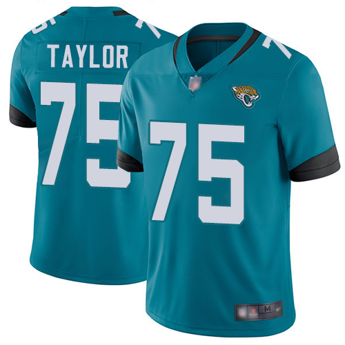 Jacksonville Jaguars #75 Jawaan Taylor Teal Green Alternate Men's Stitched Vapor Untouchable Limited Jersey Men's cheap jerseys for sale - CheapJerseys.Shop