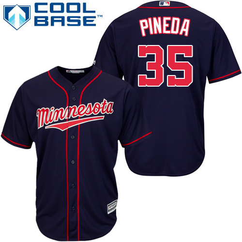 Minnesota Twins #35 Michael Pineda Navy Blue Cool Base Stitched Youth Jersey Youth cheap jerseys for sale - CheapJerseys.Shop