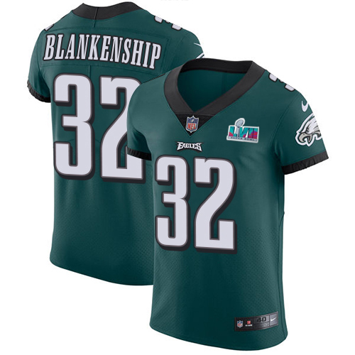 Eagles #32 Reed Blankenship Green Team Color Super Bowl LVII Patch Men's Stitched Vapor Untouchable Elite Jersey cheap jerseys for sale - CheapJerseys.Shop