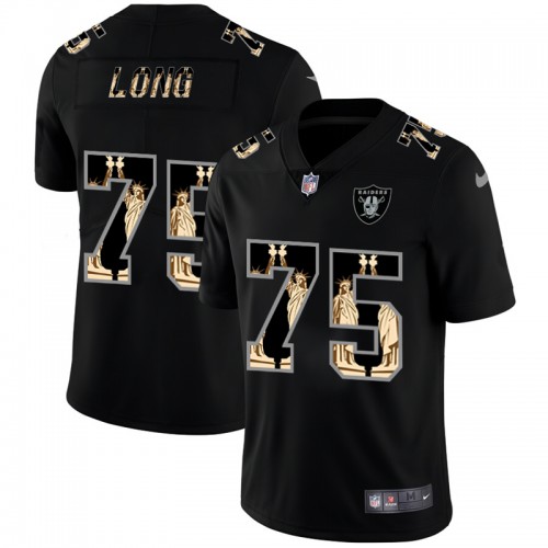 Las Vegas Las Vegas Raiders #75 Howie Long Carbon Black Vapor Statue Of Liberty Limited Jersey Men's cheap jerseys for sale - CheapJerseys.Shop