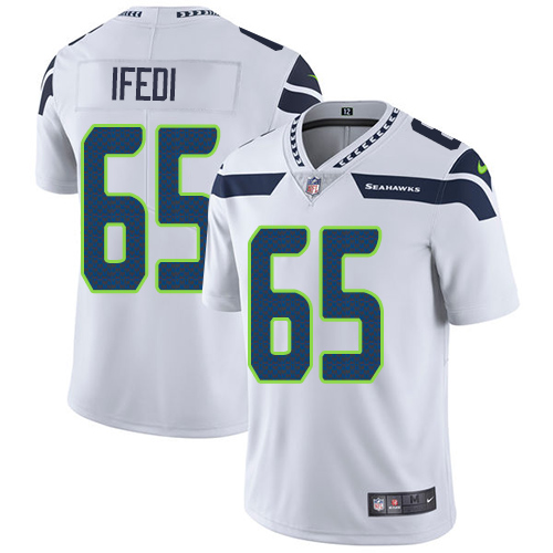 Seattle Seahawks #65 Germain Ifedi White Men's Stitched Vapor Untouchable Limited Jersey Men's cheap jerseys for sale - CheapJerseys.Shop