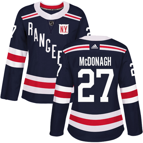 New York Rangers #27 Ryan McDonagh Navy Blue Authentic 2018 Winter Classic Women's Stitched Jersey Womens cheap jerseys for sale - CheapJerseys.Shop