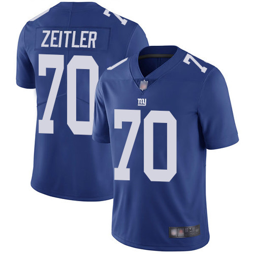 New York Giants #70 Kevin Zeitler Royal Blue Team Color Men's Stitched Vapor Untouchable Limited Jersey Men's cheap jerseys for sale - CheapJerseys.Shop