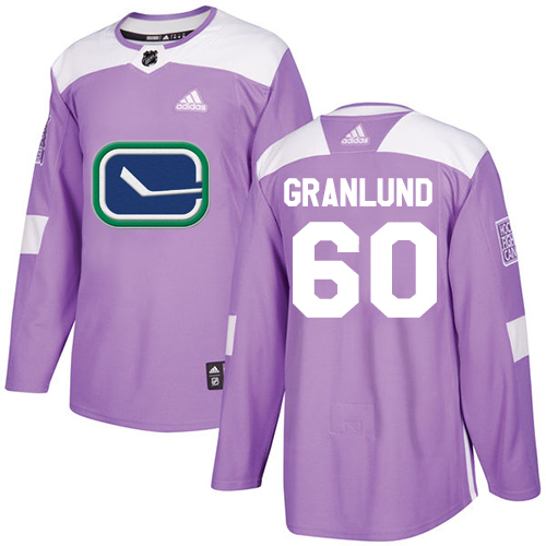 Vancouver Canucks #60 Markus Granlund Purple Authentic Fights Cancer Stitched Jersey Men's cheap jerseys for sale - CheapJerseys.Shop