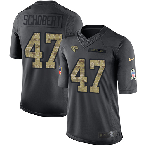 Jacksonville Jaguars #47 Joe Schobert Black Youth Stitched Limited 2016 Salute to Service Jersey Youth cheap jerseys for sale - CheapJerseys.Shop