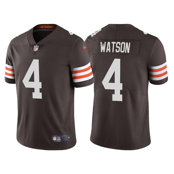 Cleveland Browns #4 Deshaun Watson Youth Brown 2020 Vapor Limited Jersey cheap jerseys for sale - CheapJerseys.Shop