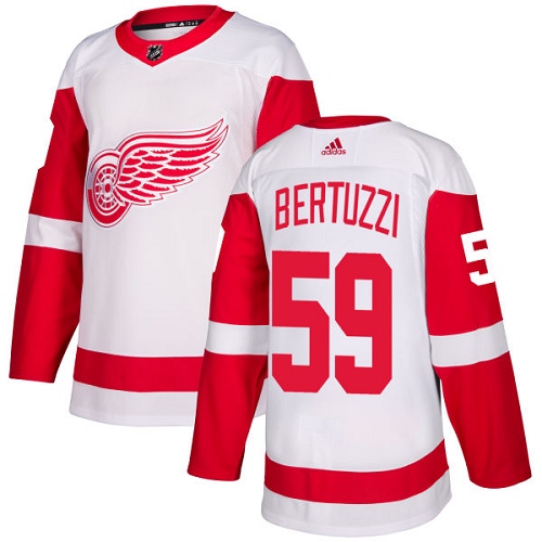 Detroit Red Wings #59 Tyler Bertuzzi White Road Authentic Stitched Youth Jersey Youth cheap jerseys for sale - CheapJerseys.Shop