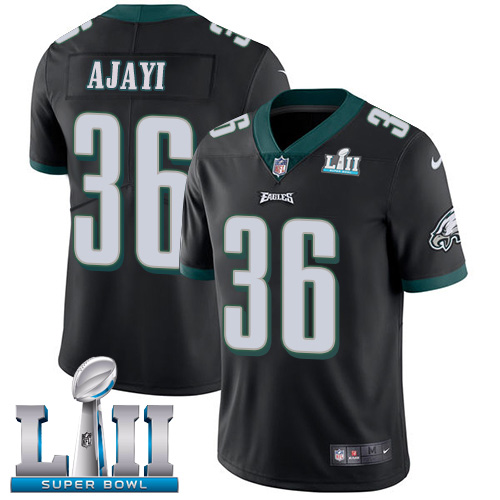Philadelphia Eagles #36 Jay Ajayi Black Alternate Super Bowl LII Youth Stitched Vapor Untouchable Limited Jersey Youth cheap jerseys for sale - CheapJerseys.Shop