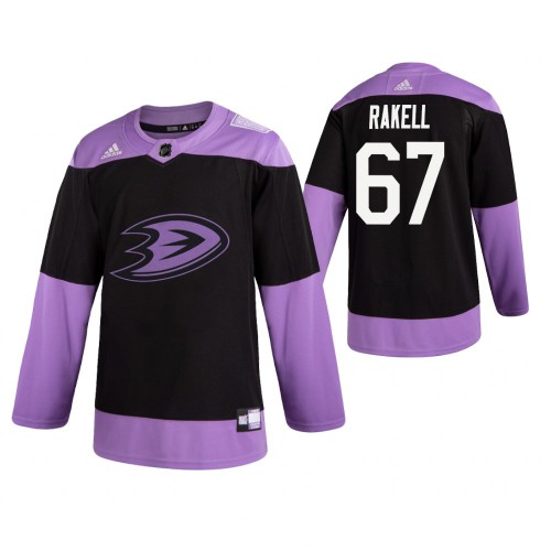 Anaheim Ducks #67 Rickard Rakell Men's Black Hockey Fights Cancer Practice Jersey Men's cheap jerseys for sale - CheapJerseys.Shop
