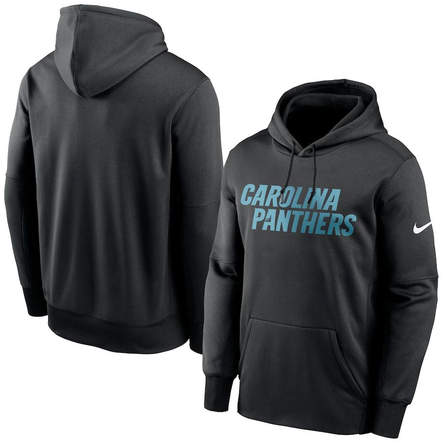 Carolina Panthers Fan Gear Wordmark Performance Pullover Hoodie Black cheap jerseys for sale - CheapJerseys.Shop