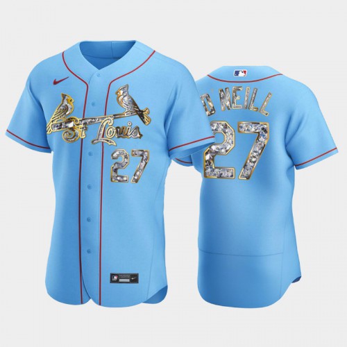 St.Louis St.Louis Cardinals #27 Tyler O'Neill Men's Diamond Edition Jersey - Blue Men's cheap jerseys for sale - CheapJerseys.Shop