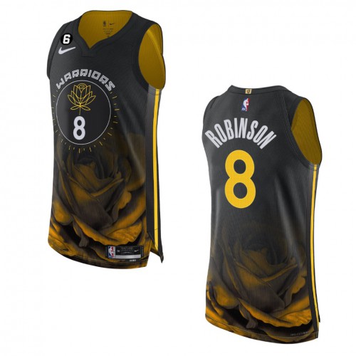 Golden State Golden State Warriors #8 Jerome Robinson Black 2022-23 Authentic Jersey - City Edition Mens cheap jerseys for sale - CheapJerseys.Shop