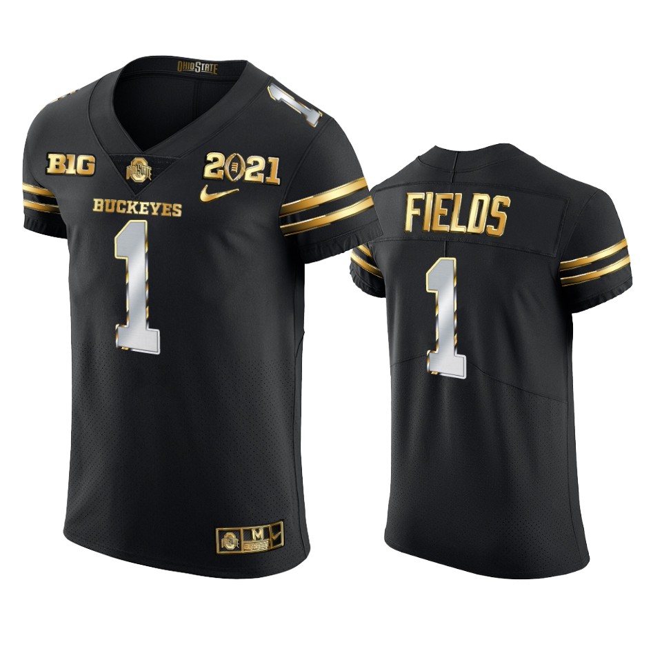 Chicago Bears #1 Justin Fields Men's Black Edition Vapor Untouchable Elite Jersey cheap jerseys for sale - CheapJerseys.Shop
