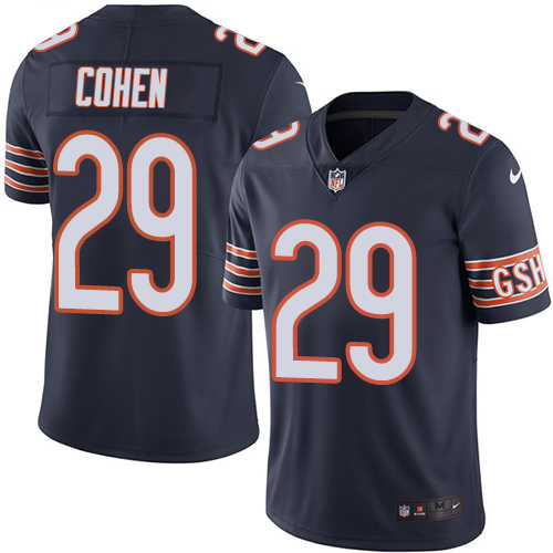 Bears #29 Tarik Cohen Navy Blue Team Color Youth Stitched Vapor Untouchable Limited Jersey cheap jerseys for sale - CheapJerseys.Shop