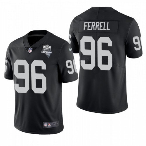 Las Vegas Las Vegas Raiders #96 Clelin Ferrell Men's 2020 Inaugural Season Vapor Limited Jersey Black Men's cheap jerseys for sale - CheapJerseys.Shop
