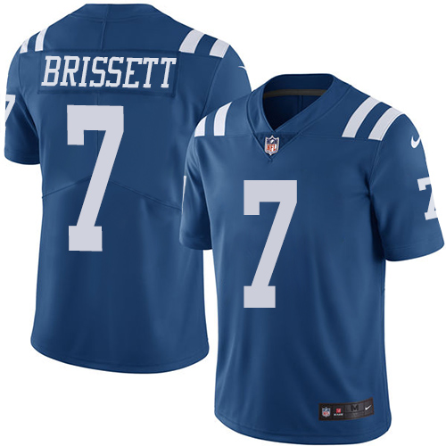 Indianapolis Colts #7 Jacoby Brissett Royal Blue Youth Stitched Limited Rush Jersey Youth cheap jerseys for sale - CheapJerseys.Shop