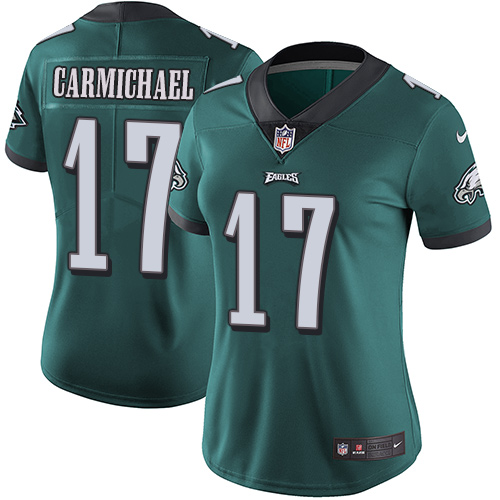 Philadelphia Eagles #17 Harold Carmichael Midnight Green Team Color Women's Stitched Vapor Untouchable Limited Jersey Womens cheap jerseys for sale - CheapJerseys.Shop