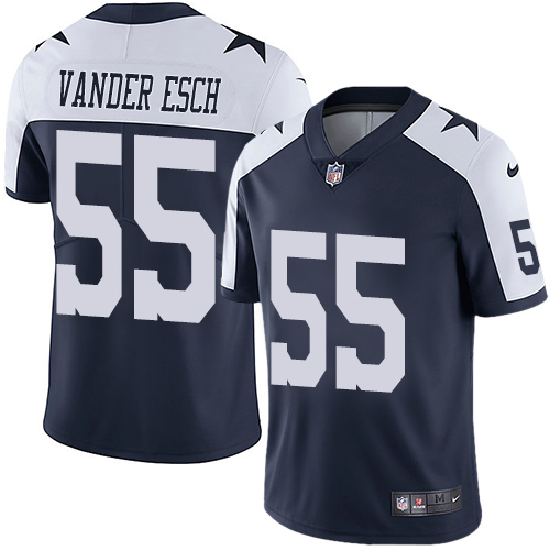 Cowboys #55 Leighton Vander Esch Navy Blue Thanksgiving Men's Stitched Vapor Untouchable Limited Throwback Jersey cheap jerseys for sale - CheapJerseys.Shop