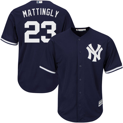 New York Yankees #23 Don Mattingly Navy blue Cool Base Stitched Youth Jersey Youth cheap jerseys for sale - CheapJerseys.Shop