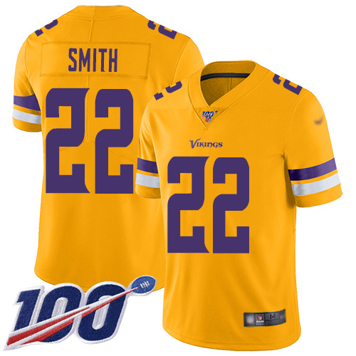 Vikings #22 Harrison Smith Gold Youth Stitched Limited Inverted Legend 100th Season Jersey cheap jerseys for sale - CheapJerseys.Shop