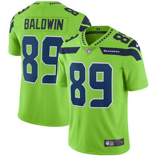 Seattle Seahawks #89 Doug Baldwin Green Youth Stitched Limited Rush Jersey Youth cheap jerseys for sale - CheapJerseys.Shop