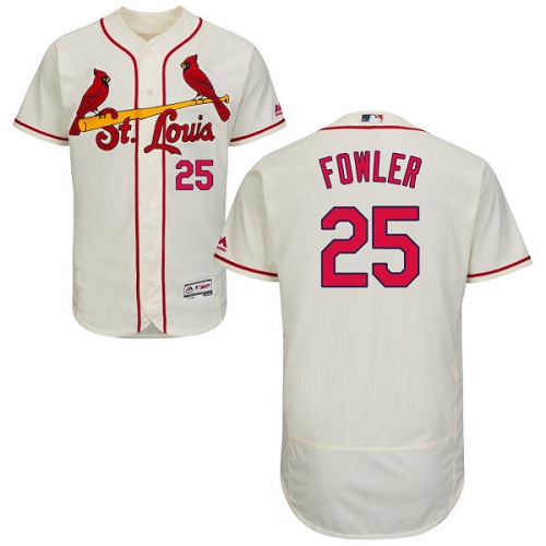 St.Louis Cardinals #25 Dexter Fowler Cream Flexbase Authentic Collection Stitched Jersey Men's cheap jerseys for sale - CheapJerseys.Shop