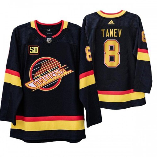 Vancouver Vancouver Canucks #8 Christopher Tanev 50th Anniversary Skate 2019-20 Jersey Men's cheap jerseys for sale - CheapJerseys.Shop