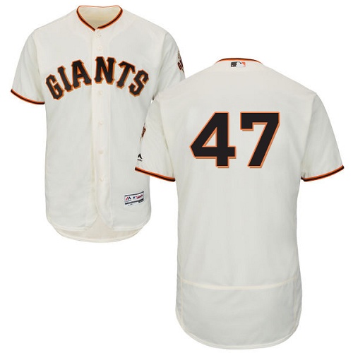 San Francisco Giants #47 Johnny Cueto Cream Flexbase Authentic Collection Stitched Jersey Men's cheap jerseys for sale - CheapJerseys.Shop