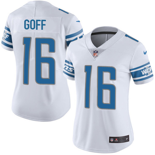 Detroit Lions #16 Jared Goff White Women's Stitched Vapor Untouchable Limited Jersey cheap jerseys for sale - CheapJerseys.Shop