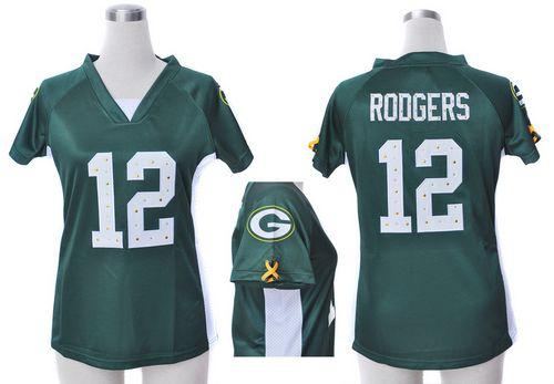Packers #12 Aaron Rodgers Green Team Color Draft Him Name & Number Top Women's Stitched Elite Jersey cheap jerseys for sale - CheapJerseys.Shop
