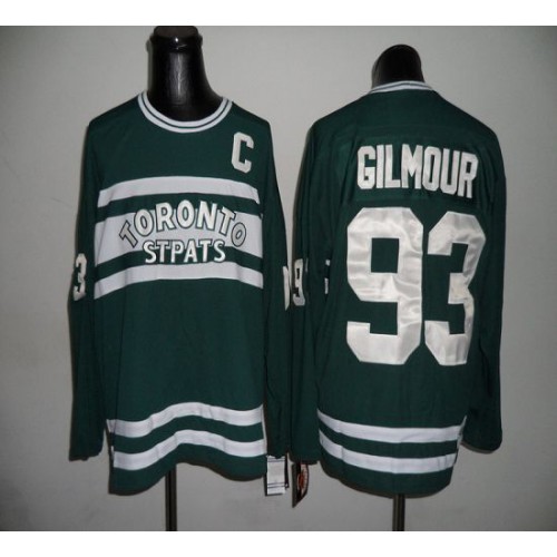 Maple Toronto Maple Leafs CCM Throwback #93 Doug Gilmour Green Stitched Jersey Men's cheap jerseys for sale - CheapJerseys.Shop
