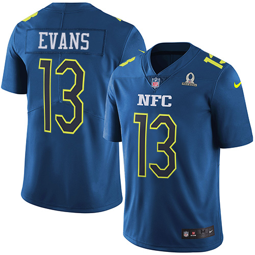 Buccaneers #13 Mike Evans Navy Youth Stitched Limited NFC 2017 Pro Bowl Jersey cheap jerseys for sale - CheapJerseys.Shop