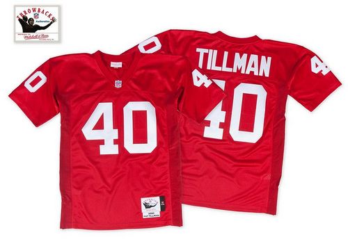 Mitchell And Ness 2000 Cardinals #40 Pat Tillman Red Throwback Stitched Jersey cheap jerseys for sale - CheapJerseys.Shop
