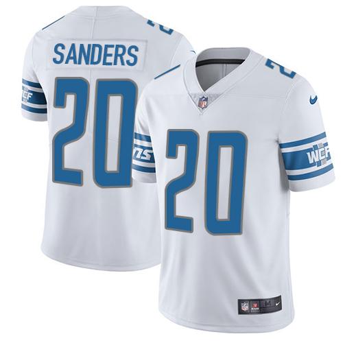 Lions #20 Barry Sanders White Men's Stitched Vapor Untouchable Limited Jersey cheap jerseys for sale - CheapJerseys.Shop