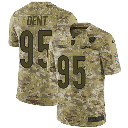 Chicago Bears #95 Richard Dent Camo Men's Stitched Limited 2018 Salute To Service Jersey Men's cheap jerseys for sale - CheapJerseys.Shop
