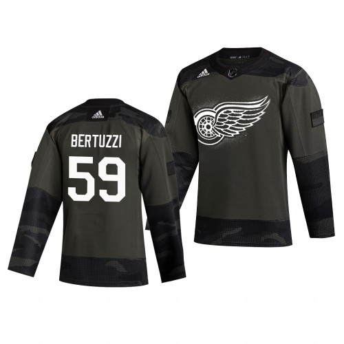 Detroit Detroit Red Wings #59 Tyler Bertuzzi 2019 Veterans Day Men's Authentic Practice Jersey Camo Men's cheap jerseys for sale - CheapJerseys.Shop