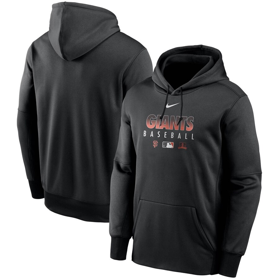 Men's San Francisco Giants Black Authentic Collection Therma Performance Pullover Hoodie cheap jerseys for sale - CheapJerseys.Shop