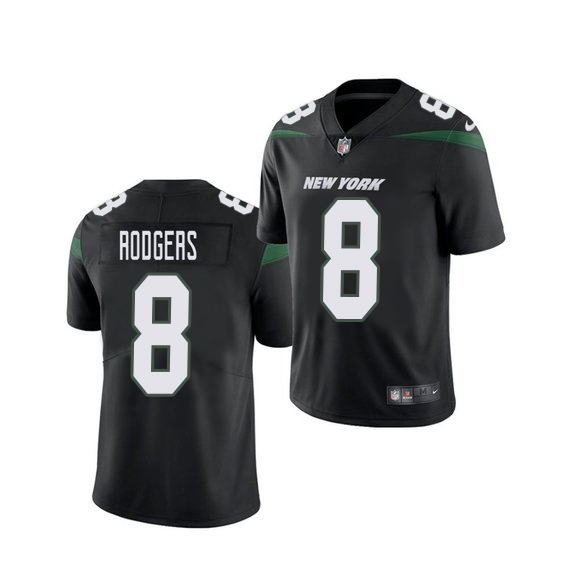 Jets #8 Aaron Rodgers Black Alternate Youth Stitched Vapor Untouchable Limited Jersey cheap jerseys for sale - CheapJerseys.Shop