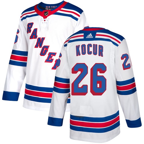 New York Rangers #26 Joe Kocur White Away Authentic Stitched Jersey Men's cheap jerseys for sale - CheapJerseys.Shop