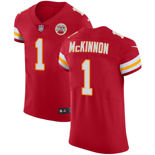 Chiefs #1 Jerick McKinnon Red Team Color Men's Stitched Vapor Untouchable Elite Jersey cheap jerseys for sale - CheapJerseys.Shop